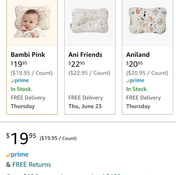 Baby head shaping pillow - Picture 1 of 4